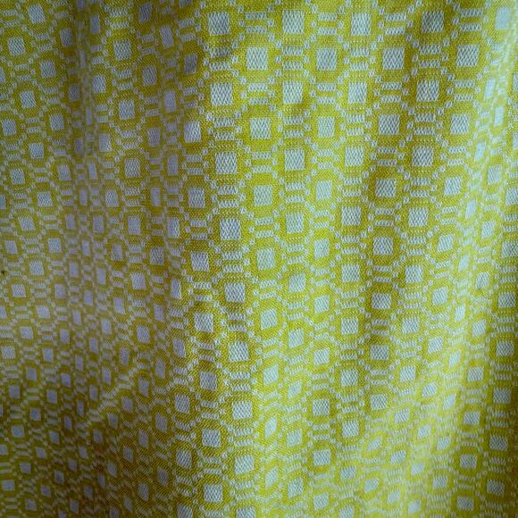 Steven Land Men's 16.5 34/35 Yellow & White 100% Cotton Modern Fit Dress Shirt - Picture 9 of 9